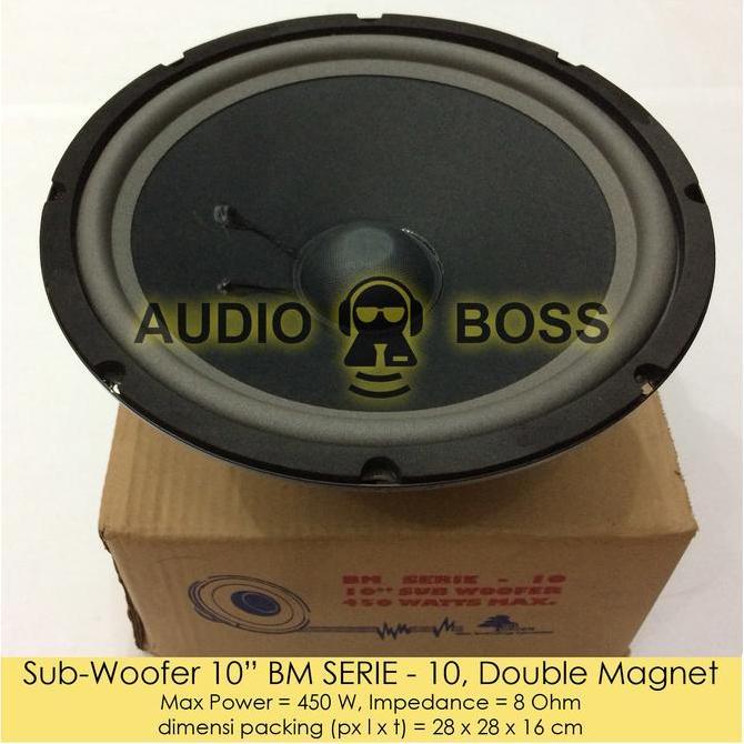 Speaker Subwoofer 10 inch BM SERIE model BMB / 10" BM SERIE Diskon