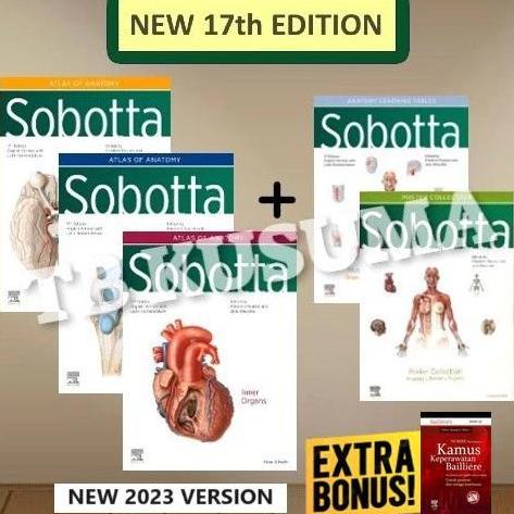 Briliea122 - Sobotta English Atlas Of Anatomy 17Ed / Sobotta Inggris 17Th Edition - Original