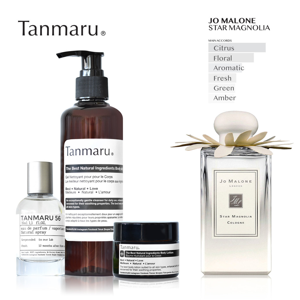 J0 M4lone Star Magnolia | Parfum | Body Wash | Body Lotion | Tahan 6-8 jam