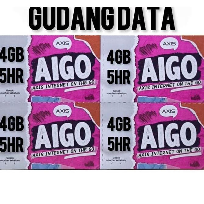 Card - Voucher Axis Data 4Gb 5Hari