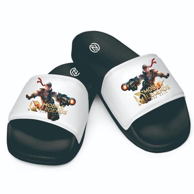 DS62 - Sandal Selop Pria Mobile Legend Karakter Claude - Berkualitas Tinggi Shoes