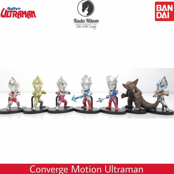 mainan - Converge Motion Ultraman Glitter Tiga Multi Evil Z Alpha Zero Gomora Diskon