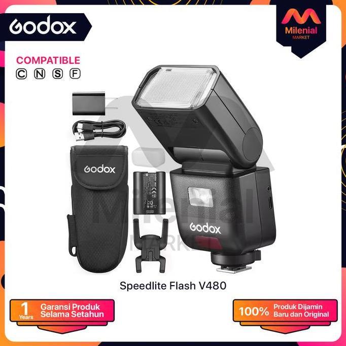 Godox V480 TTL On-Camera Flash Godox V480