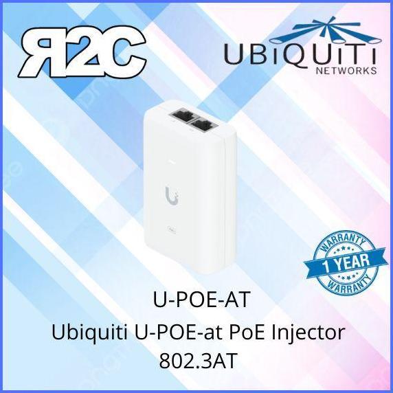 Ubiquiti U-POE-at PoE+ Injector, 802.3at