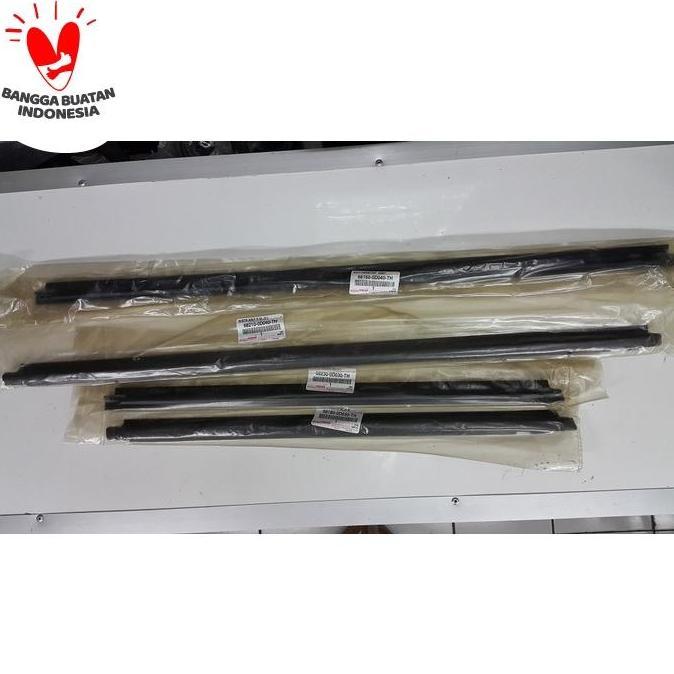 Weathership vios/pelipit pintu vios/karet kaca vios lama set ori