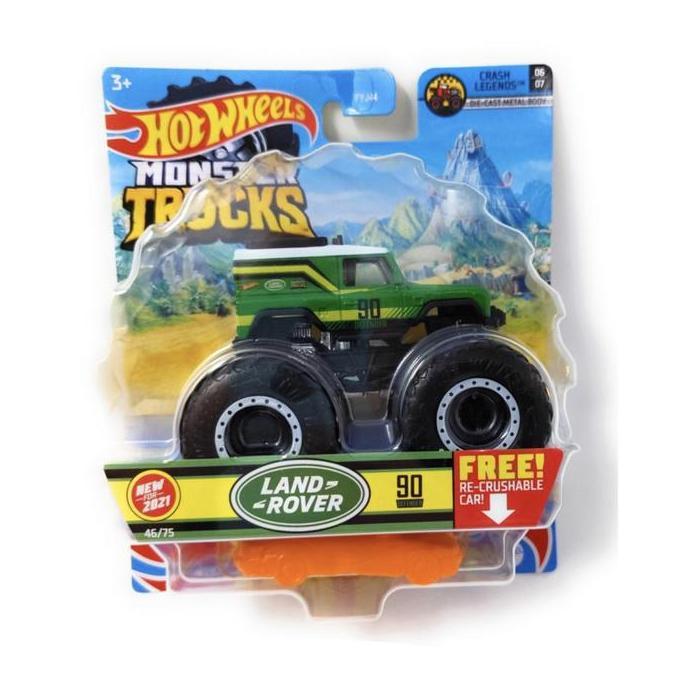 HOT WHEELS MONSTER TRUCKS - LAND ROVER DEFENDER 90 MDLS27