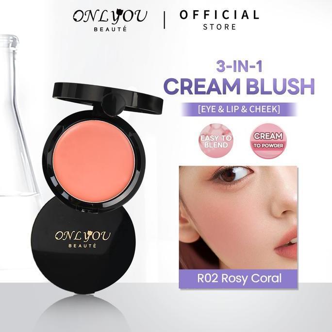 Inventar - Onlyou Fluffy Wear Multiple Cream Blush Tekstur Krim Long-Lasting Wear 4G Cod