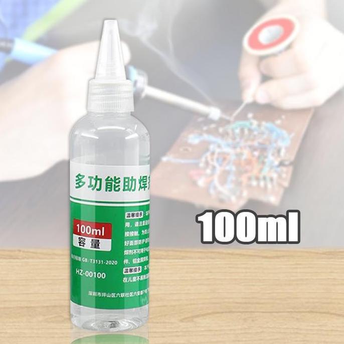 HAZORUN 100ml Flux Cair Flux Solder Stainless Steel Solder Flux Flux Perekat Solder Nikel Seng Bater