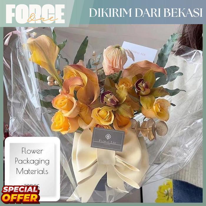 Force One Plastik Buket / Kantong Buket / Plastik Opp Tebal Bungkus Buket Bunga