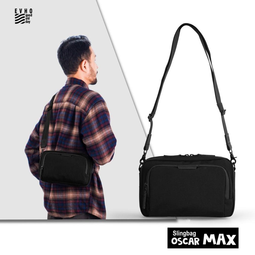 Evho - Oscar MAX Slingbag I Tas Selempang Organizer Pria Wanita I Slingbag Muat iPad - Tab 8inch