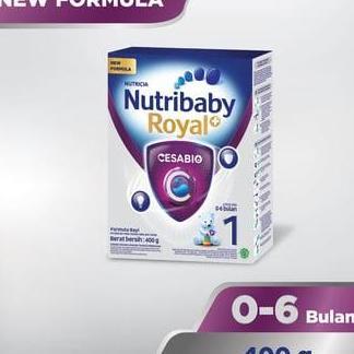 Terlaris Nutribaby Royal Cesabio 1 Susu Formula Bayi 0-6 Bulan 400 G
