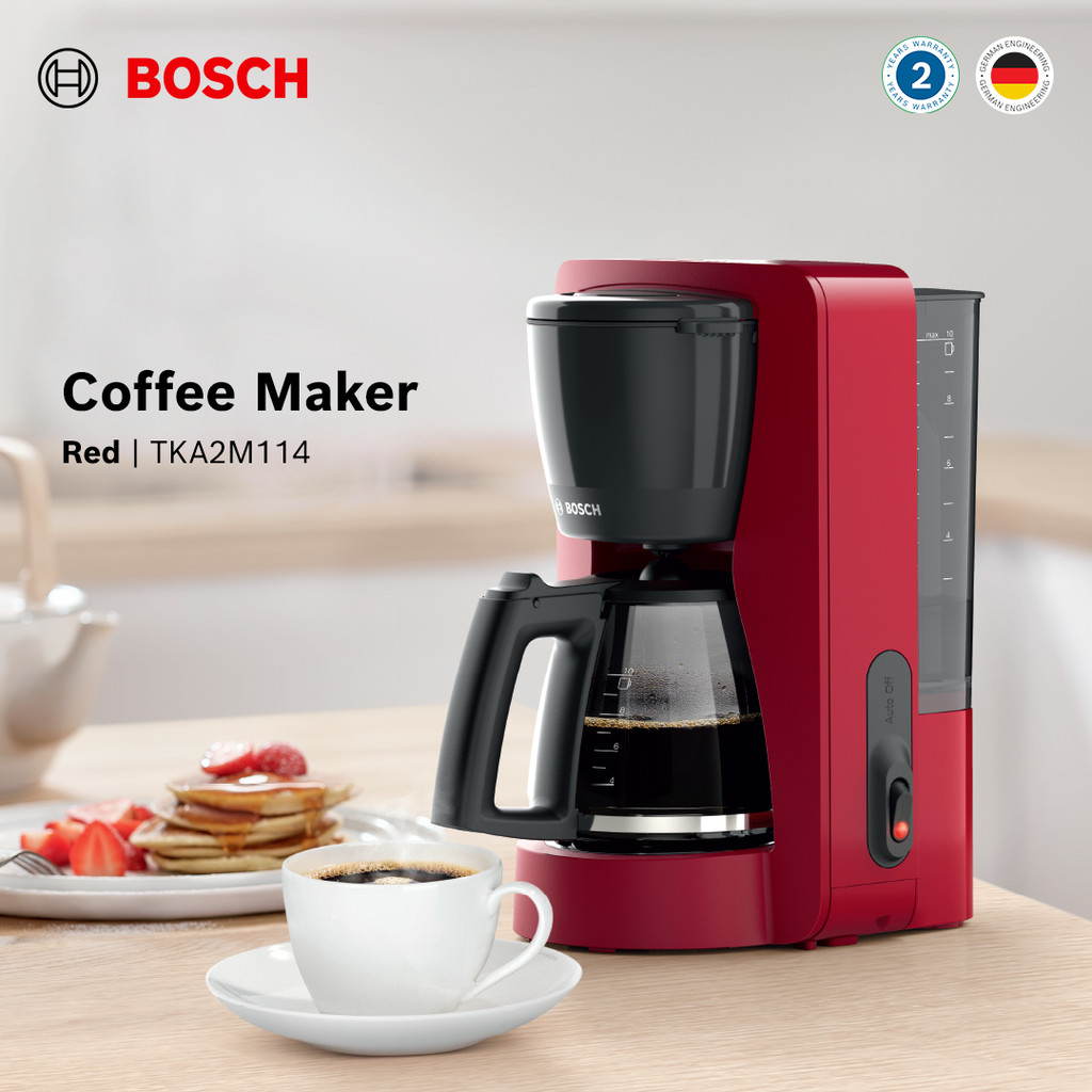 Bosch TKA2M114 Pembuat Kopi Drip MyMoment Merah