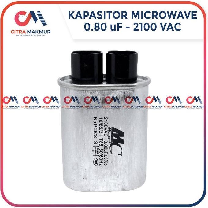 KAPASITOR MICROWAVE OVEN 0,80 UF MF  2100 V VOLT MICRO WAVE CAPACITOR CMO27