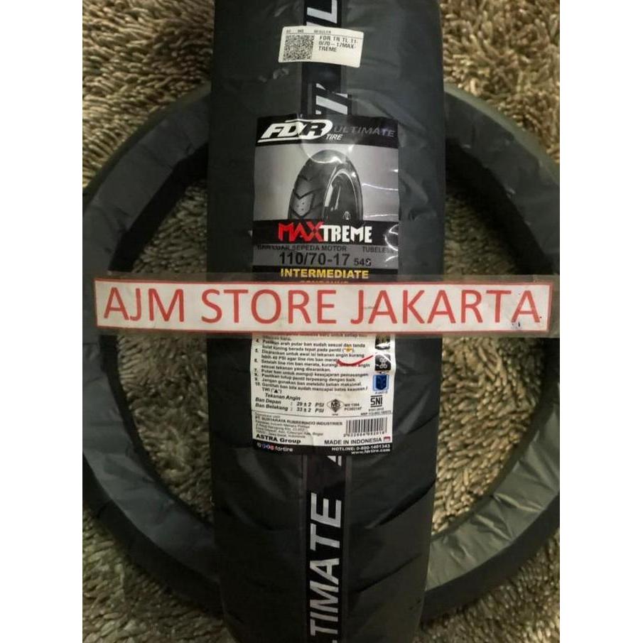 Pneu - Fdr Maxtreme 110/70-17 Tubeless...