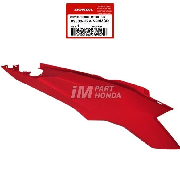 83500-K2V-N30MSR COVER BODY KANAN VARIO 125 LED K2V MERAH DOF
