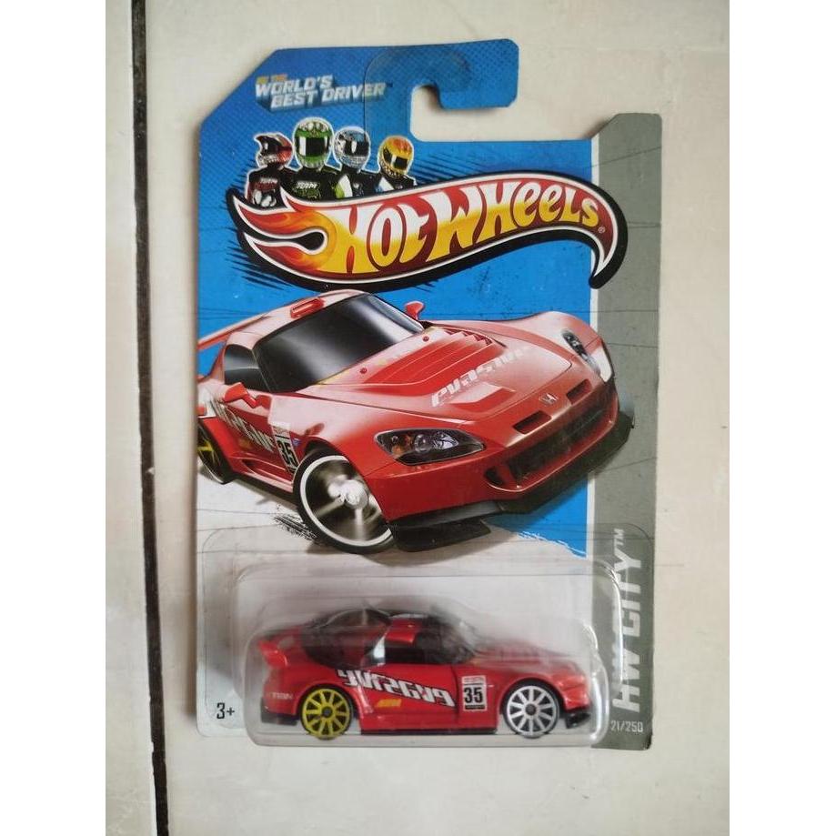 HOTWHEELS ERROR - HONDA S2000 RED / HW CITY MCS27
