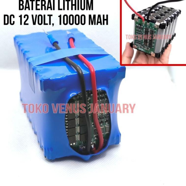 Batre 12 Volt 10000 Mah Lithium, Bisa Untuk Pompa Sprayer, Batre Ups, Batre Plts, Dll
