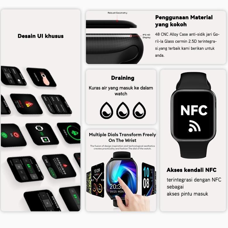 NEW EZON-Samrt watch S10 Pro Max|S10 Mini Original with 1.81" |1.49"HD AMOLED Display GPS NFC Waterp