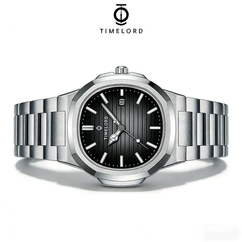 FLASH SALE Jam Tangan Pria TerbaruTimelord 2066 Original Anti Air Cowok Keren Keemasan -Timelord off
