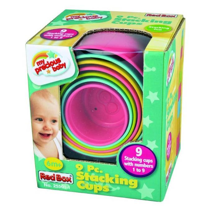 (Good) Red Box Toys Mainan Stacking Cups 9Pc Redbox 25501-1 My Precious Baby