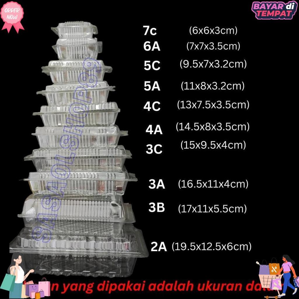 Mika Plastik Kue 3A Tebal  /Mika Tempat Bolu/Mika Kue Best Seller
