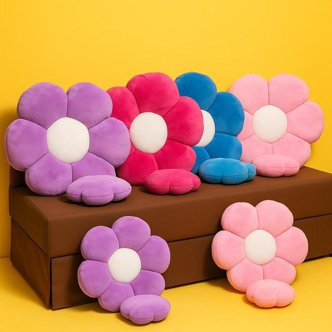 Bantal Sofa Ruang Tamu / Bantal Sofa / Bantal Kursi Ruang Tamu / Bantal Bunga Silikon / Bantal Bunga