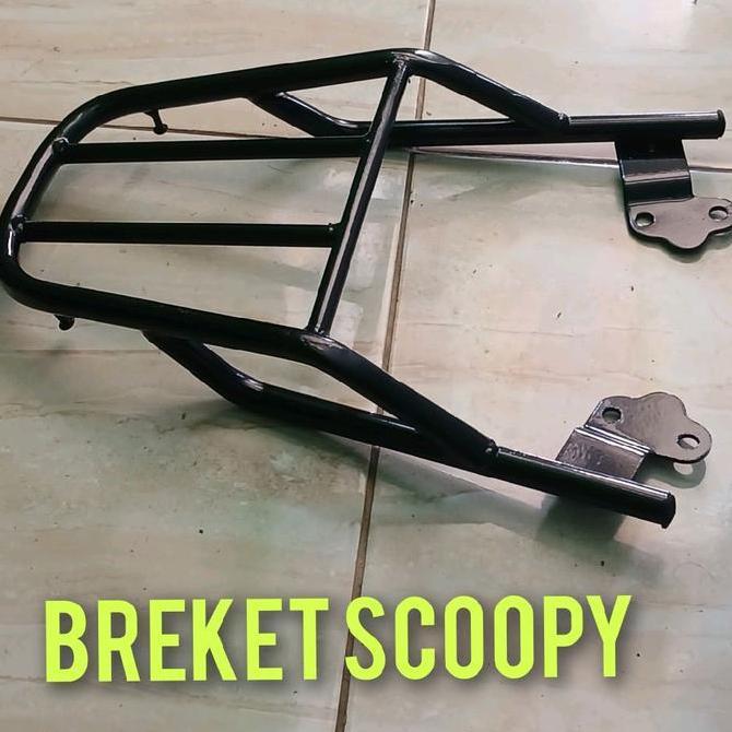 Promo Breket Motor SCOOPY Sepeda Breaket Braket locco Rear Begel Dudukan Box Rak Bagasi Belakang Pla
