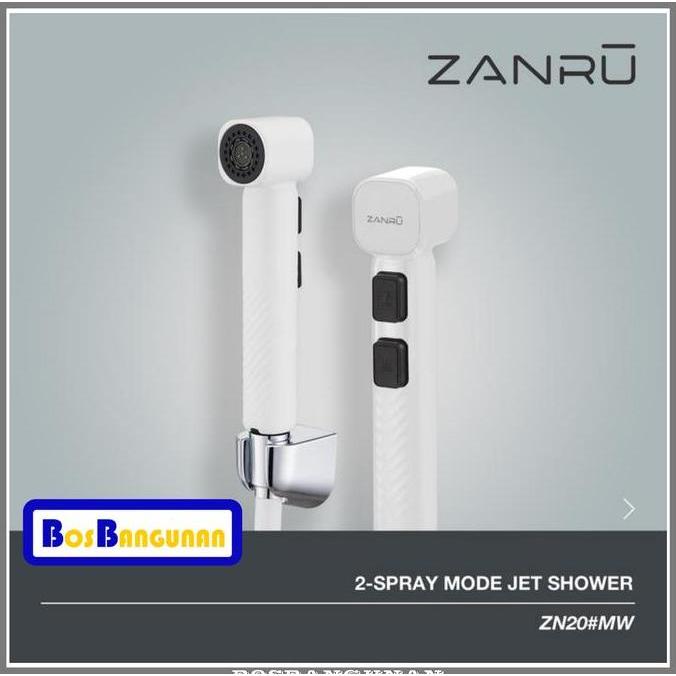 Jet Shower ZANRU ZN20 / Shower Spray ZANRU ZN 20 / Jet Washer Shower Closet 2 Mode Spray with Flexib