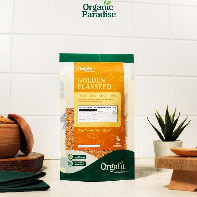 GOLDEN FLAXSEED 1 KG / BIJI RAMI 1 KG