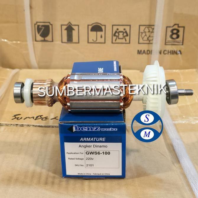 Pwrs- Armature Bosch Gws060 Gws 0-60 Angker Gerinda Bosch Gws 060 Benz
