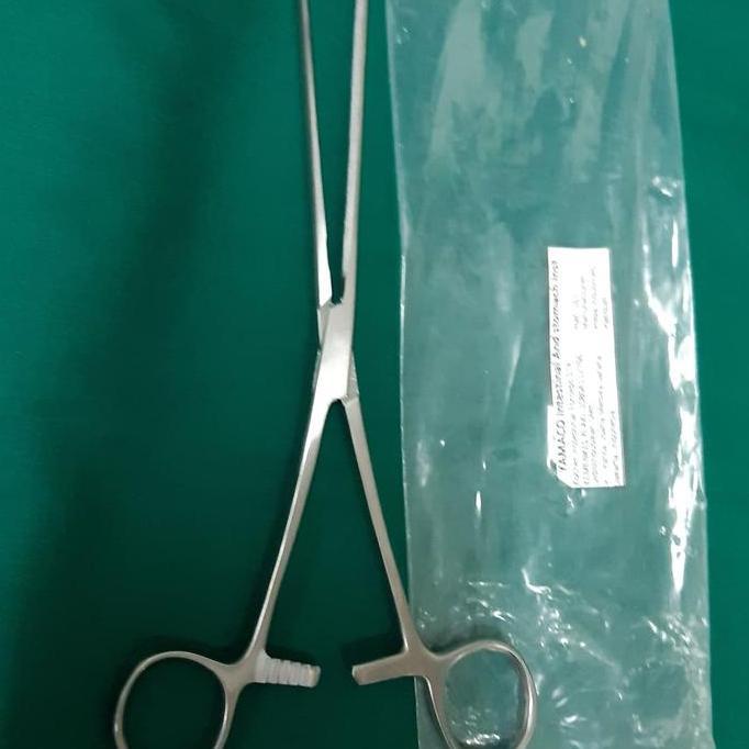 [ New ] klem usus /kocher intestinal forceps lurus