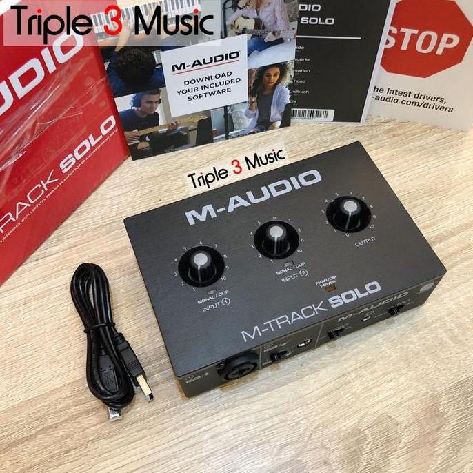 Micell_Huoa - M-Audio Mtrack Solo M-Track Solo Soundcard Recording Original Garansi