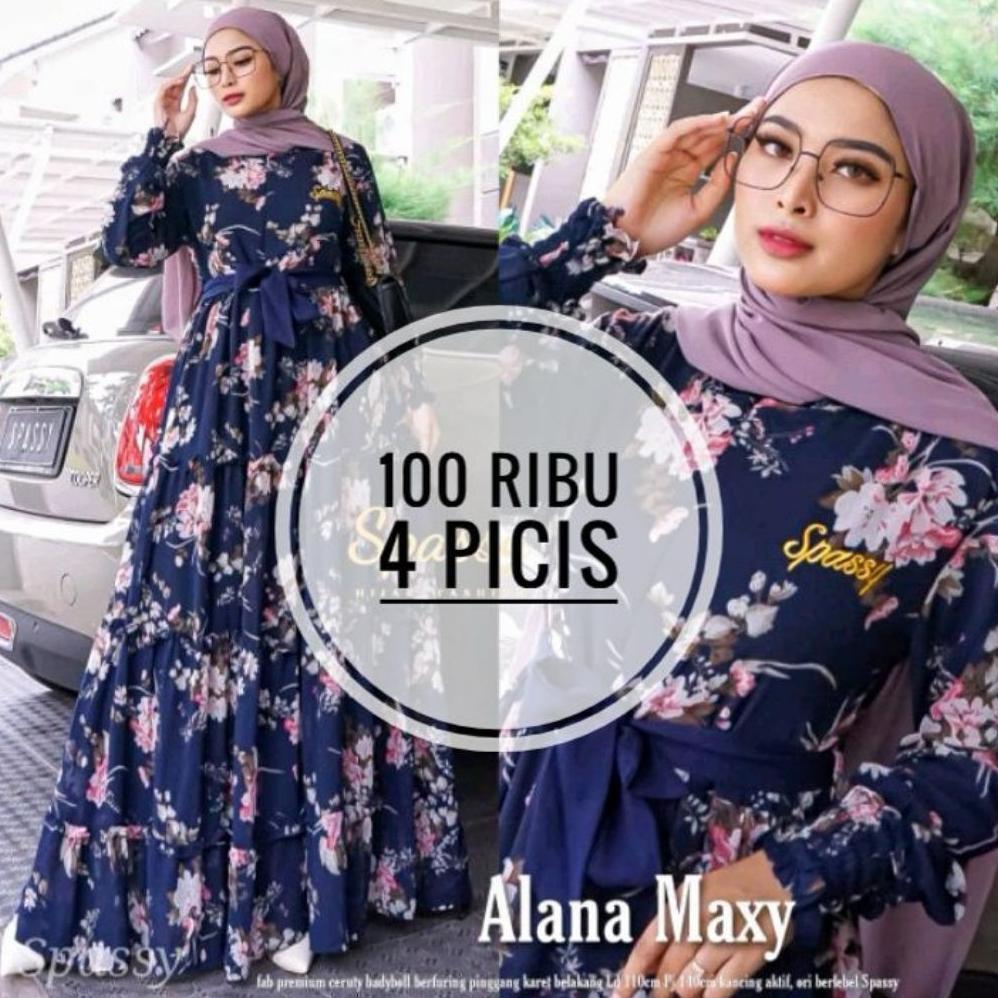 CUCI GUDANG GAMIS TERBARU MONALISA//GAMIS BUNGA SAKURA//100% ORIGINAL/KATUN JEPANG