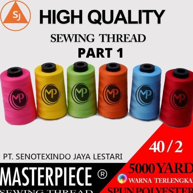 Benang Jahit Masterpiece 40/2 Spun Polyester 5000 Yard Alqshop