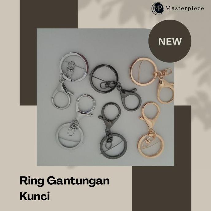 Ring Gantungan Kunci Kokot Udang - Keychain ring & lobster clasp ring Alqshop