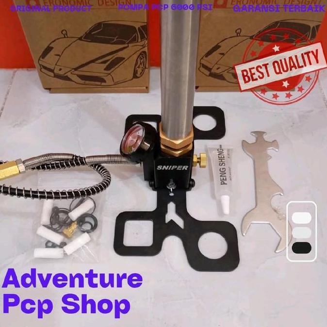 Promo Pompa Pcp Sniper 6000 Psi | Pompa Pcp Sniper Kaki Lipat | Pompa Pcp Murah | Pompa Pcp Bagus | 