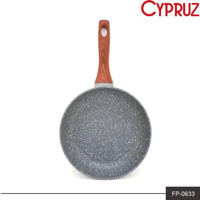 Fry Pan Marble Granit Wajan Penggorengan Cypruz