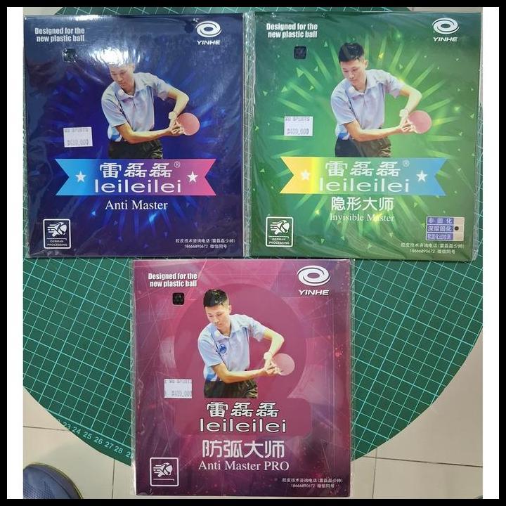 Karet Tenis Meja Bintik Panjang Ox Yinhe Lei Lei Lei Vip (Bintik Proses Pabrik) Promo