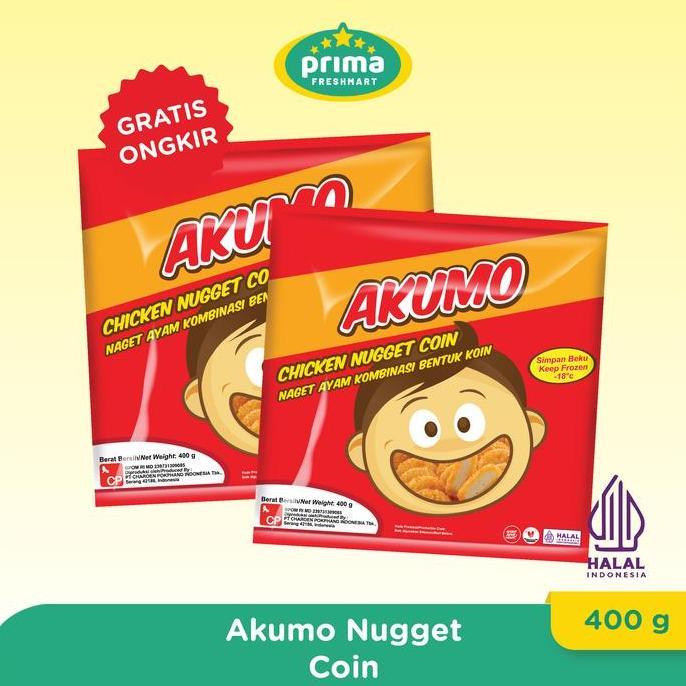 Crispy- Akumo Naget Ayam Koin (Nugget Coins) 400 Gr