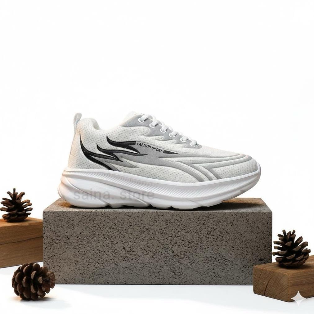 Premium Sepatu Lari Pria Wanita Sepatu Joging Empuk Ringan