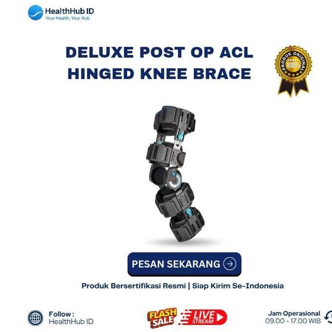 Grosir Deluxe Post Op  Acl Hinged Knee Brace