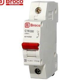 ORIGINAL MCB BREAKER BROCO MCB 1P C 16A 16AMPER C16 SNI UNTUK LISTRIK RUMAH 220V AS27
