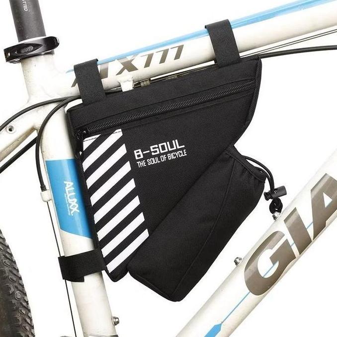 2 in 1 Tas Sepeda MTB + Holder Botol Minum Waterproof
