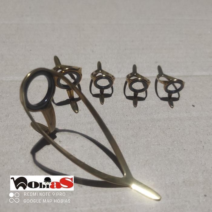 SET RING GUIDE K SERIES .... kolongan joran pancing LOW RIDER GOLD