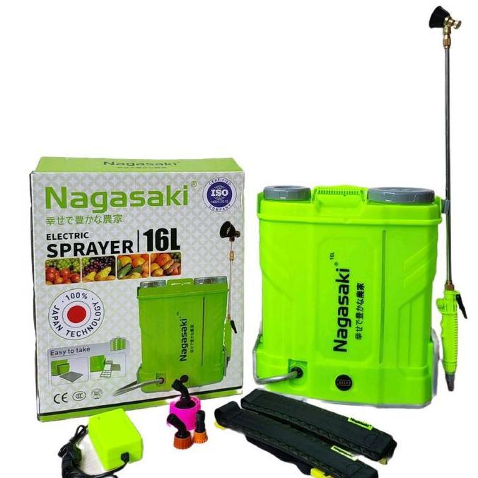 SPRAYER ELEKTRIK NEW NAGASAKI 2024 (125 Psi) TANGKI CAS 16 LITER / SEMPROTAN HAMA / TANGKI SEMPROT C