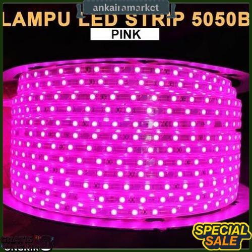 Paket 10 / 20 Meter 10M 11M 12M 13M 14M 15M 16M 17M 18M 19M 20M Lampu Led Strip 5050 / 2835 / 3528 P