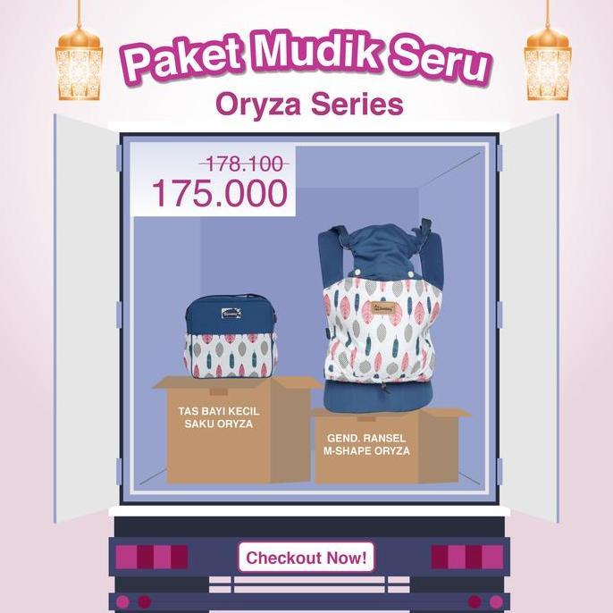 (Best) Paket Mudik Seru Spesial Ramadhan Gendongan dan Tas Bayi Snobby