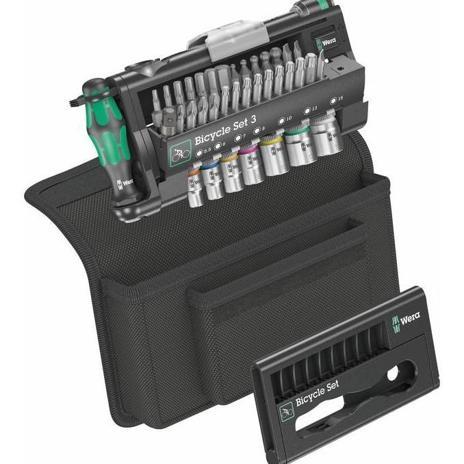 Terlaris Toolkit Sepeda 05004172001 Wera Bicycle Set 3 Universal Tool Kit 39 Pc