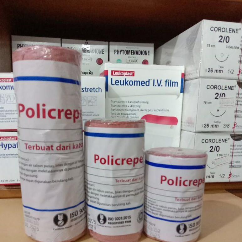 Policrepe Pembalut Elastis Perban Coklat Berkualitas Tinggi