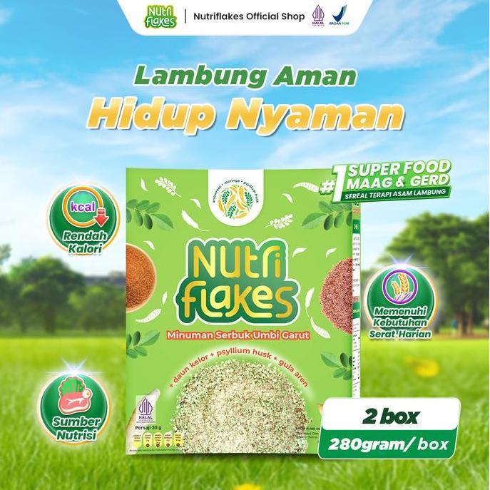 (Best) Nutriflakes Sereal Asam Lambung Paket 2 Box